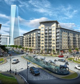 Babek Quarter plaza